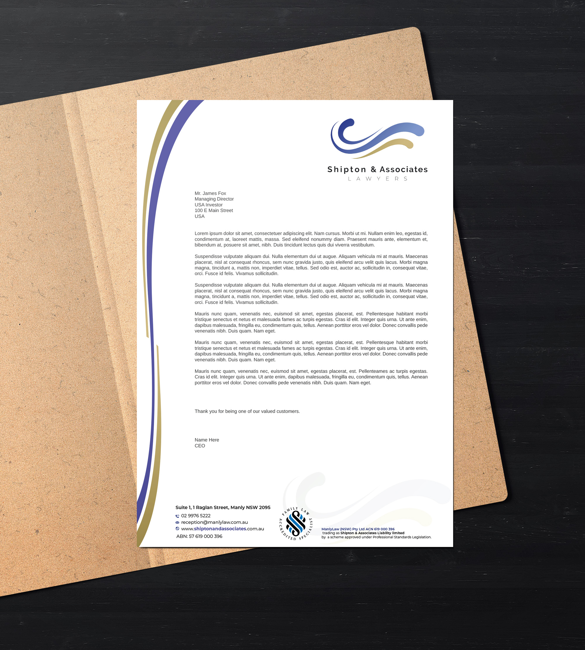 Letterhead Design by asimali for this project | Design #22578578