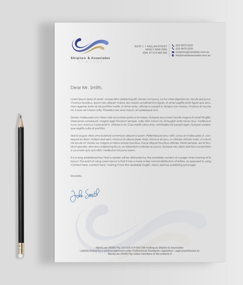 Letterhead Design by chandrayaan.creative for this project | Design #22567733