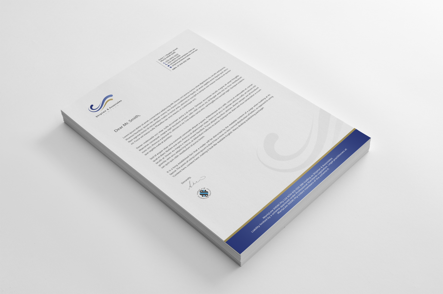 Letterhead Design by chandrayaan.creative for this project | Design #22605536