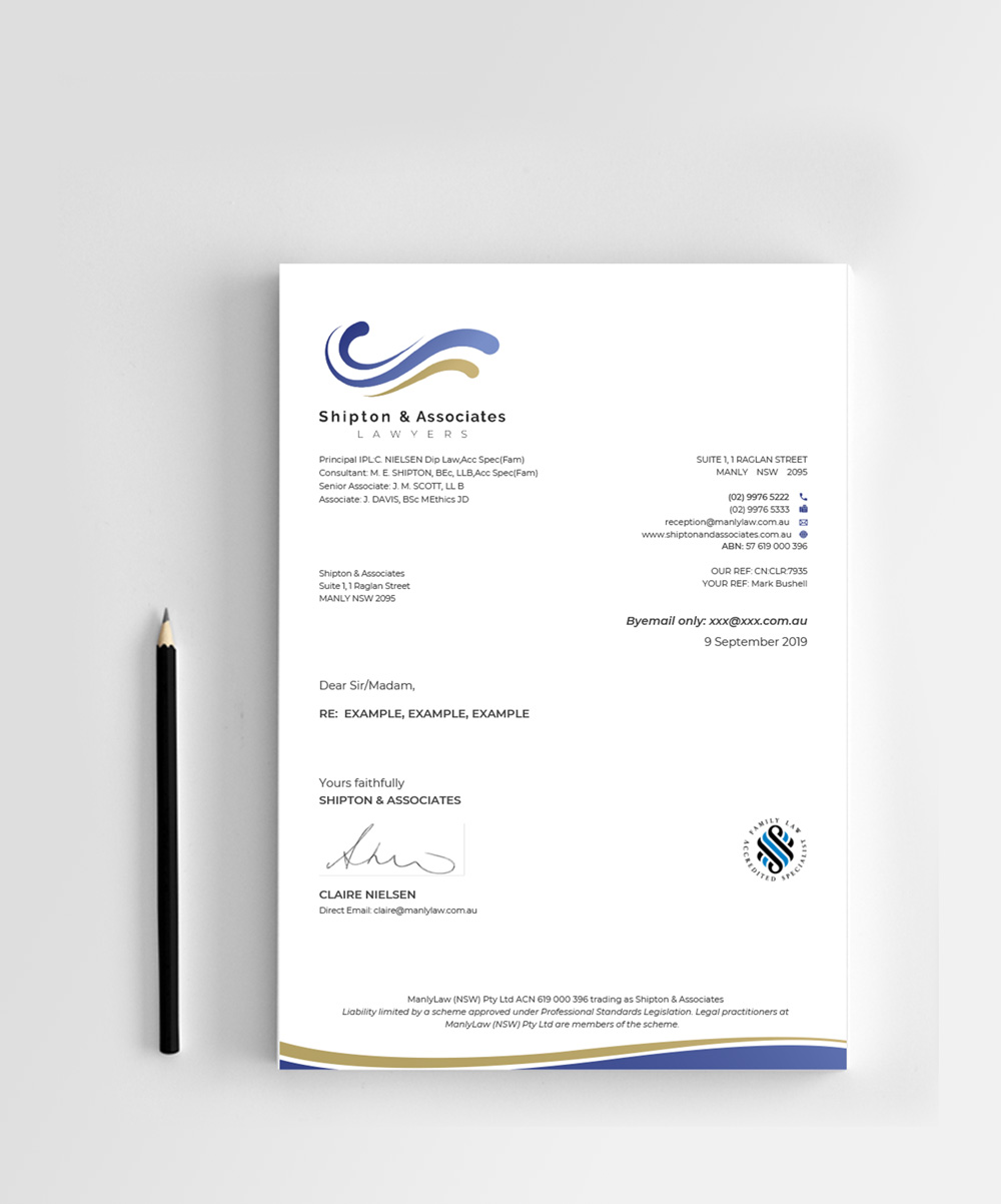 Letterhead Design by alex_etel for this project | Design #22544609