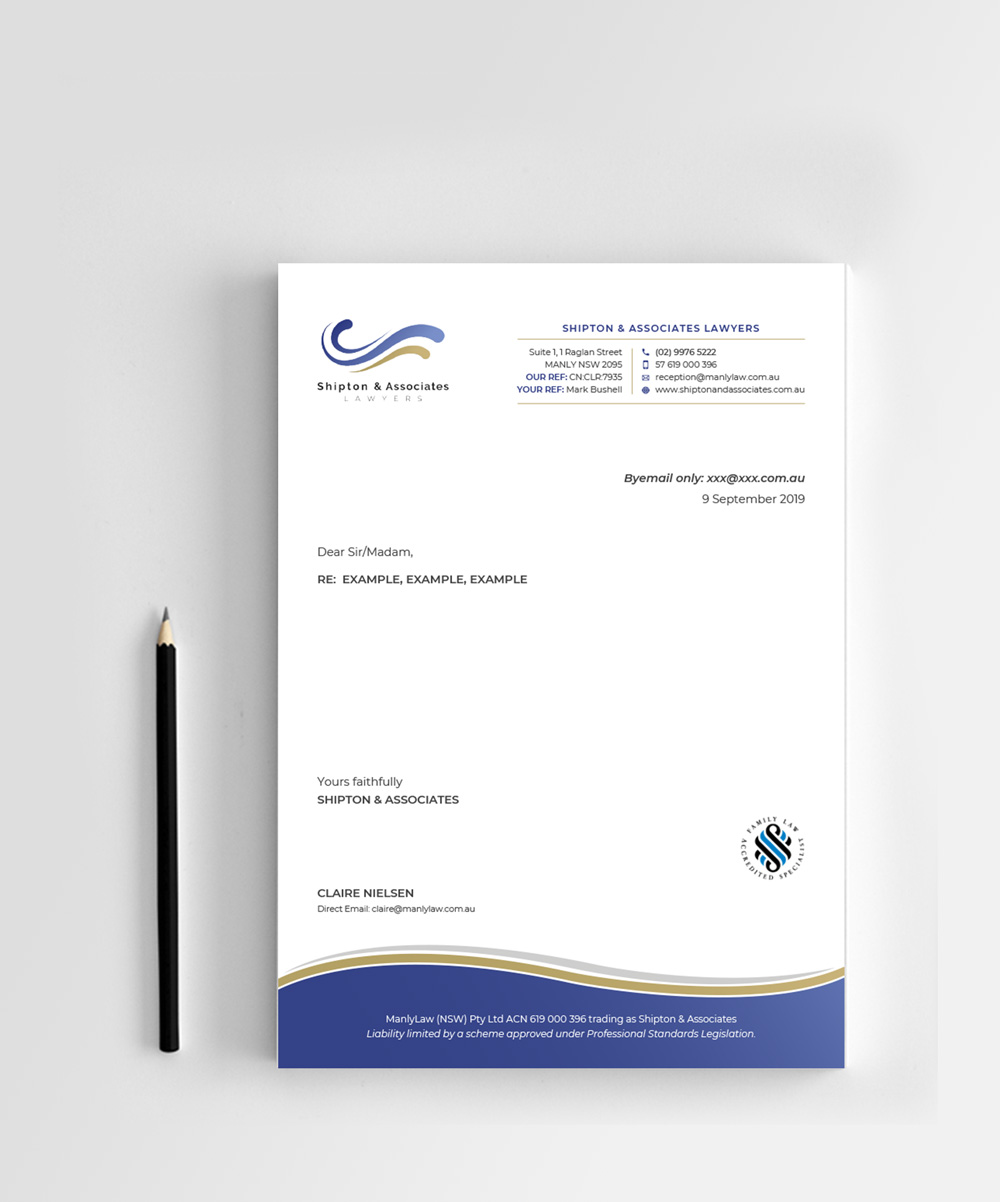 Letterhead Design by alex_etel for this project | Design #22550447