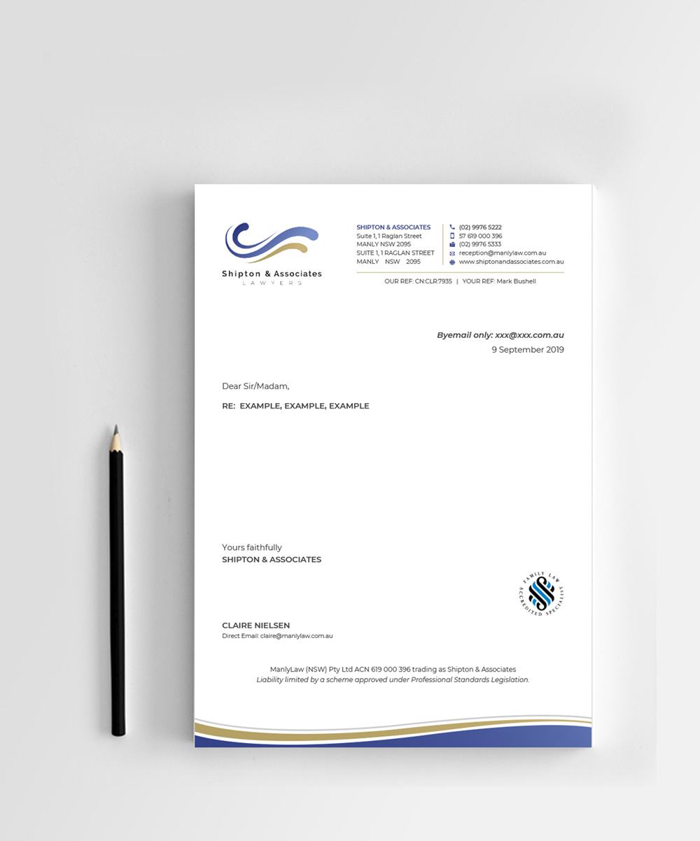Letterhead Design by alex_etel for this project | Design #22558015