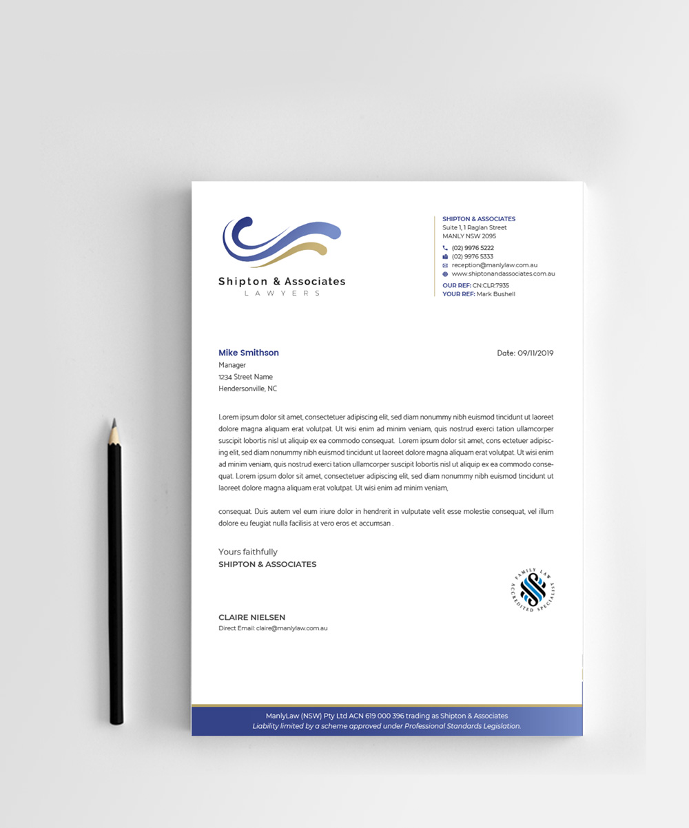 Letterhead Design by alex_etel for this project | Design #22574591
