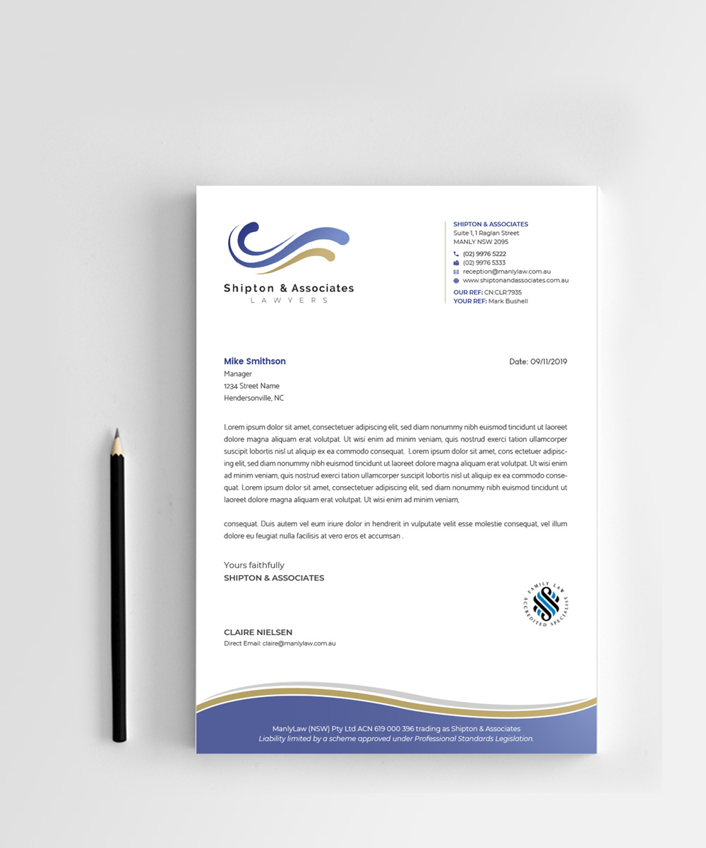 Letterhead Design by alex_etel for this project | Design #22695743