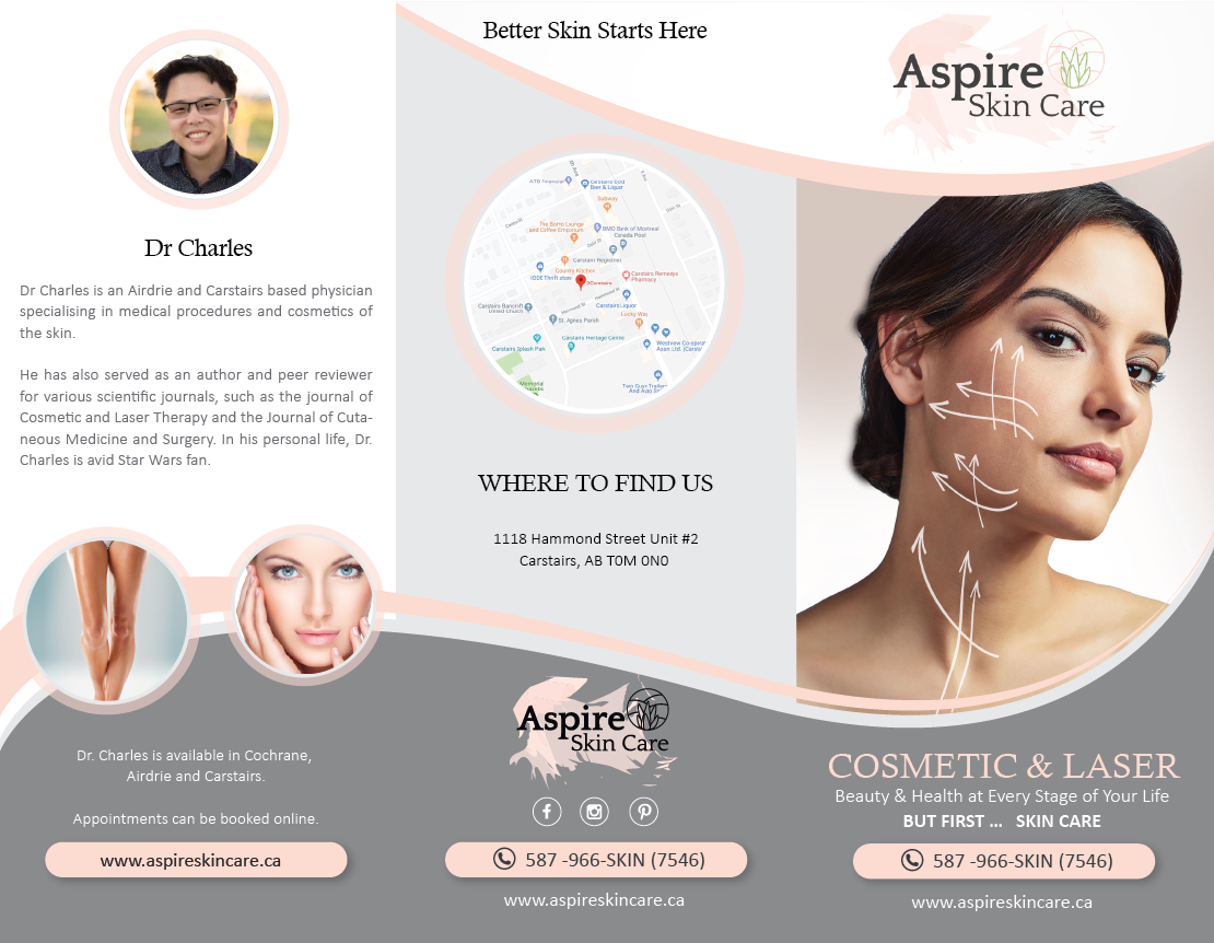 Flyer Design by alex989 for Aspire Skin Care | Design #22747271