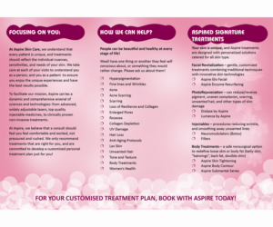 Flyer Design by mtamil for Aspire Skin Care | Design #22562991