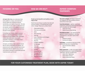 Flyer Design by mtamil for Aspire Skin Care | Design: #22562993