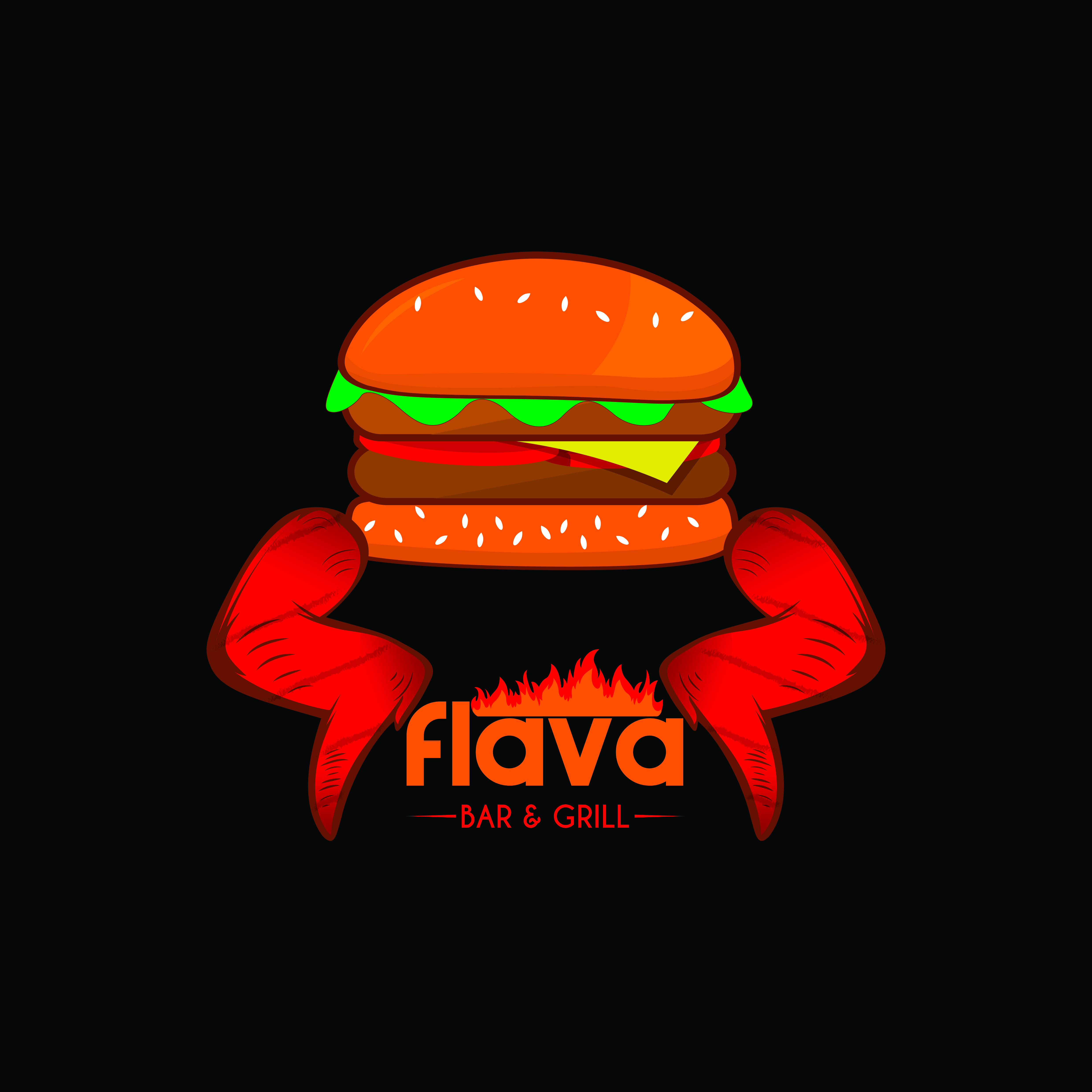 Logo Design for Flava Bar & Grill by beezay Design 22545379