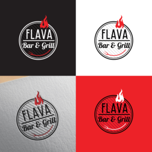 Flava Bar & Grill | Logo-Design von FourtuneDesign
