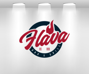 Flava Bar & Grill | Logo Design by H-H Arts