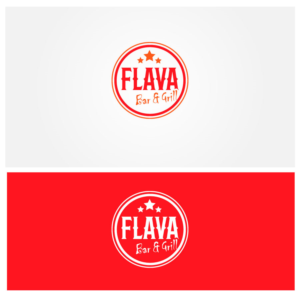 Flava Bar & Grill | Logo Design by JoseDesign