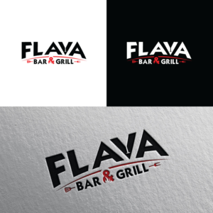 Flava Bar & Grill | Logo-Design von Rii