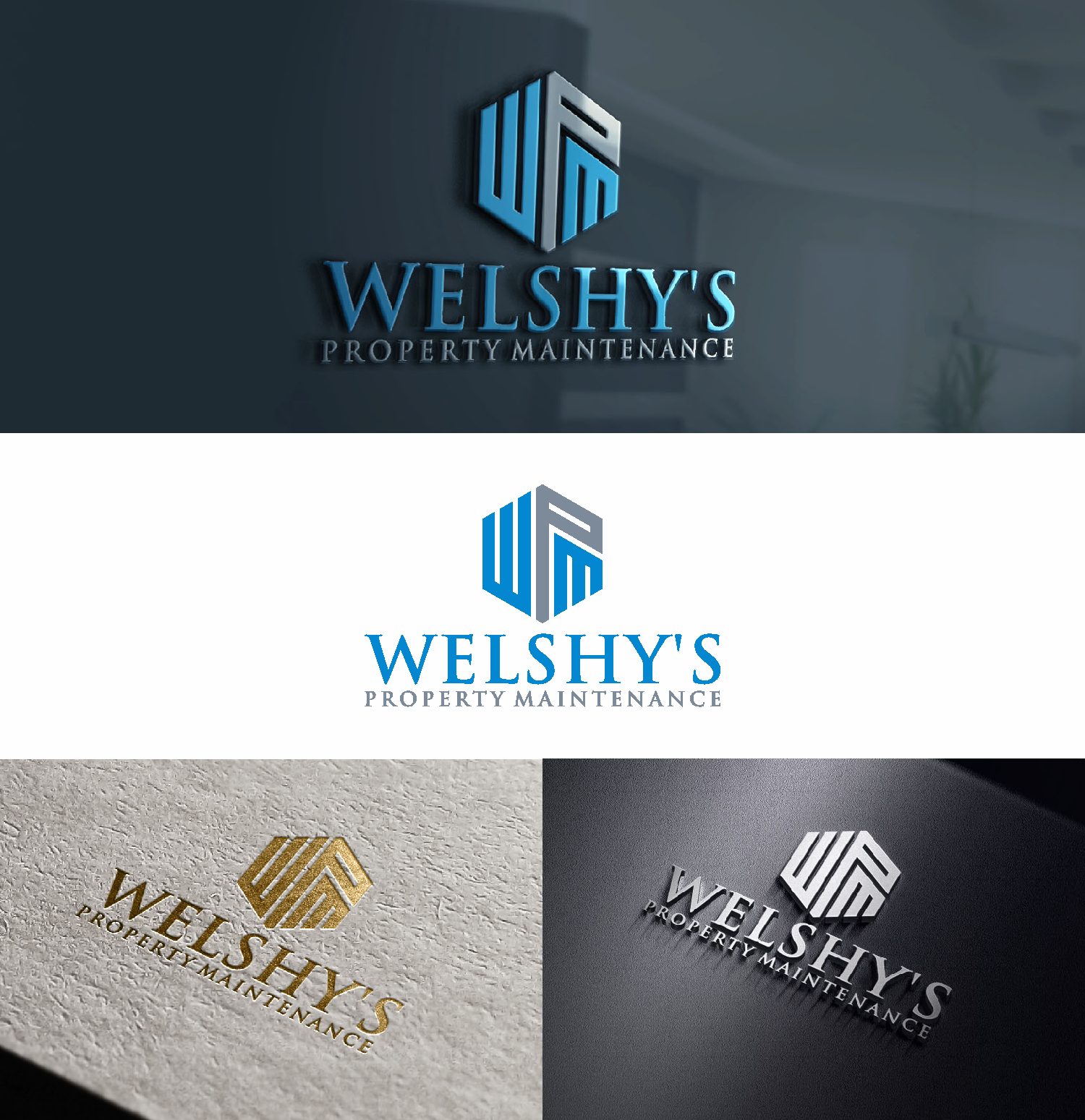 Design de Logo par saher khan 2 pour Welshy's Property Maintenance | Design #22547804
