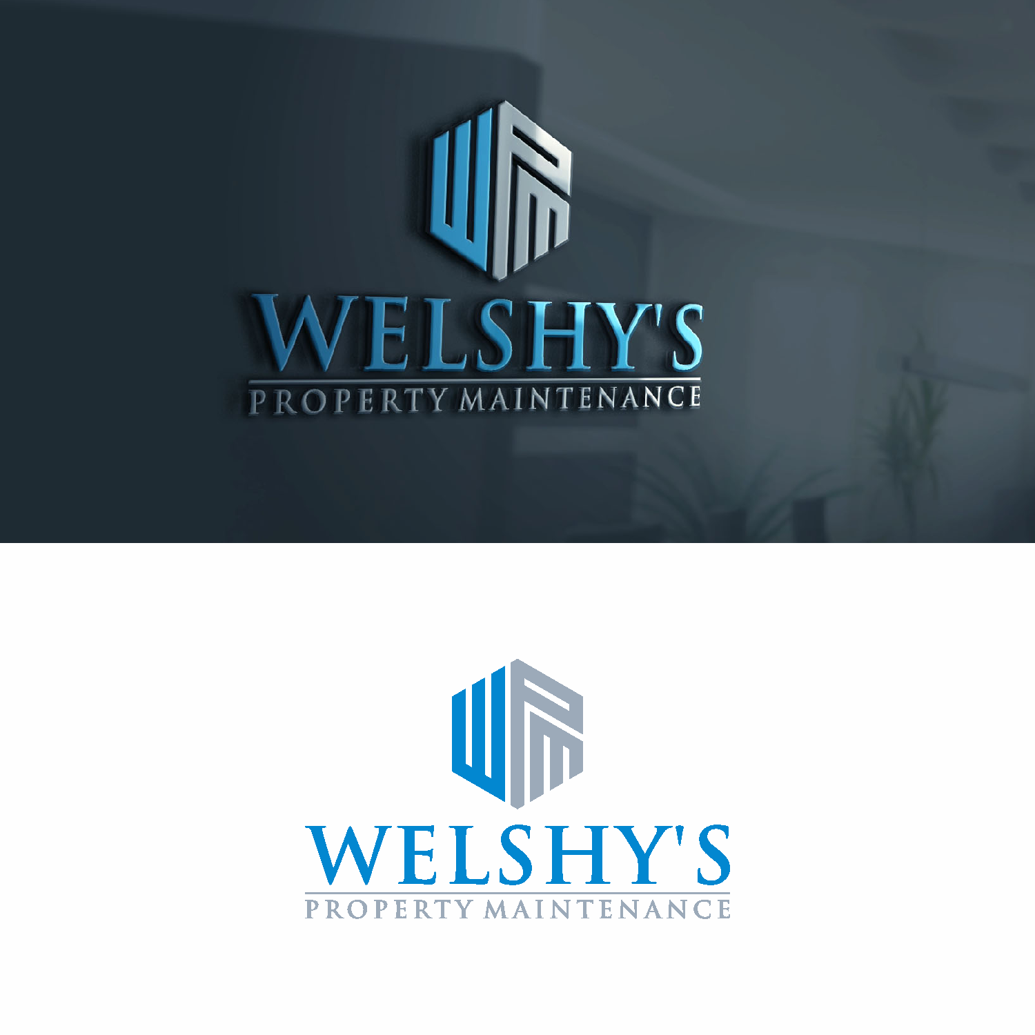 Logo Design by saher khan 2 for Welshy's Property Maintenance | Design #22609070