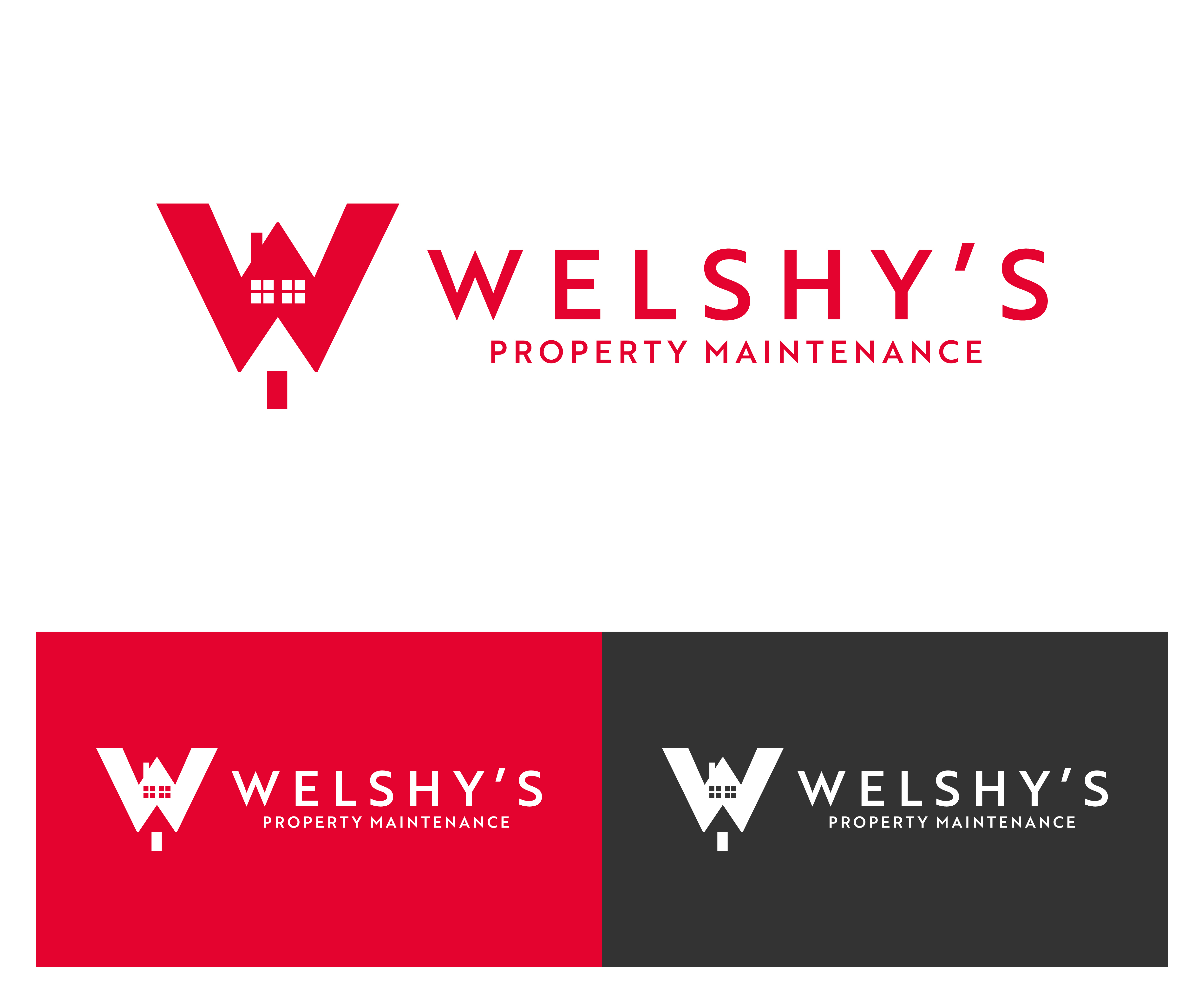 Diseño de Logo por pjmc72 para Welshy's Property Maintenance | Diseño #22585777