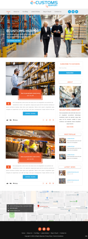 Wordpress Design by pb for this project | Design: #22565442