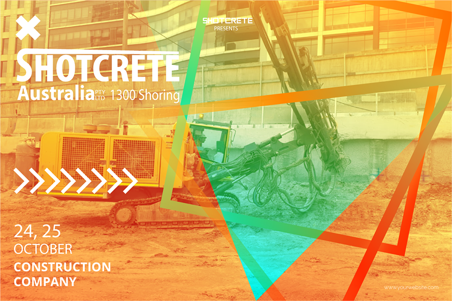 Graphic Design by Gexton for Shotcrete Australia | Design #22570353