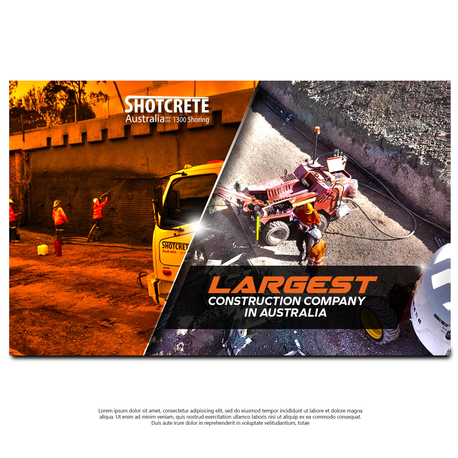 Graphic Design by Finley Johnson for Shotcrete Australia | Design #22589793