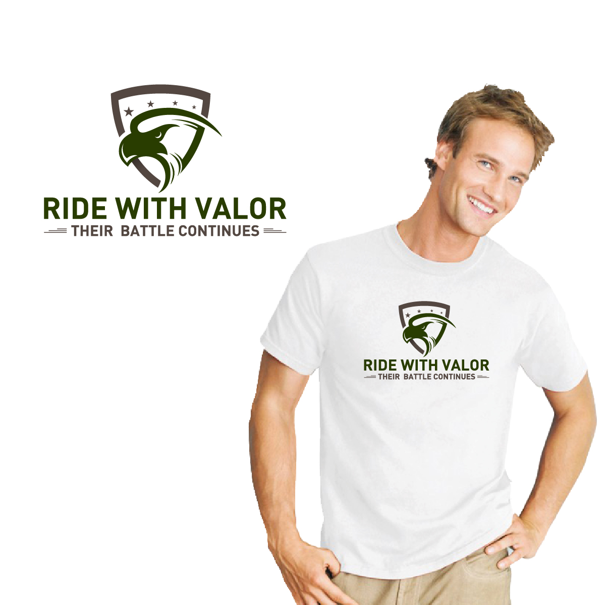 Logo Design by Deziners Zone for Ride with Valor | Design #22555051
