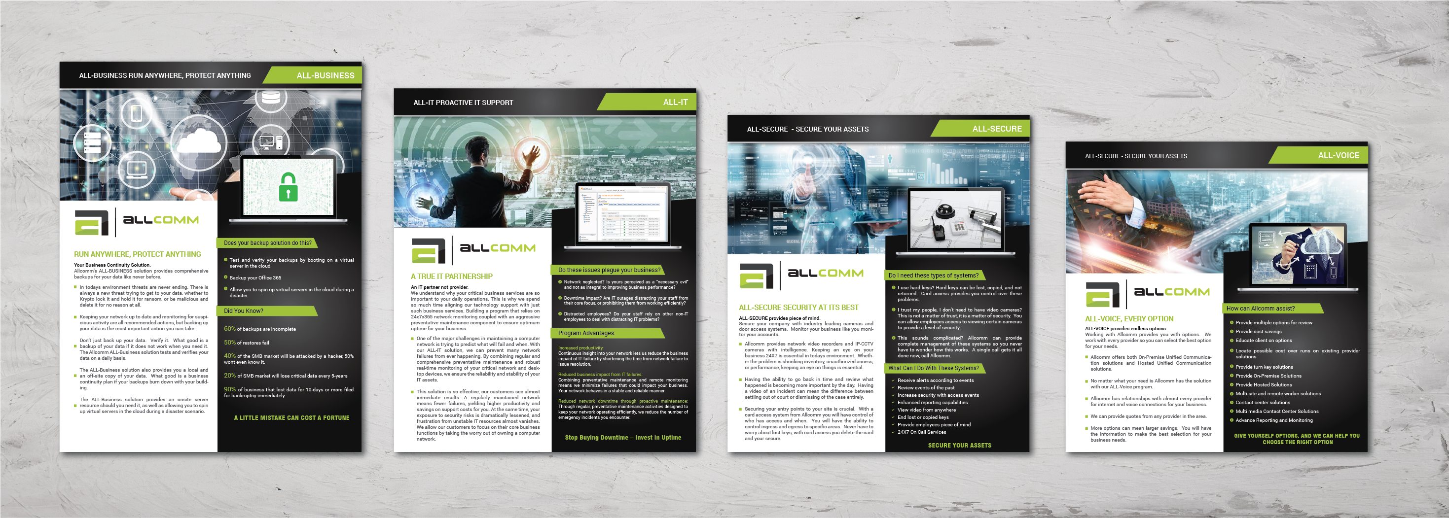 Diseño de Flyer por alex989 para Allcomm | Diseño #22544562