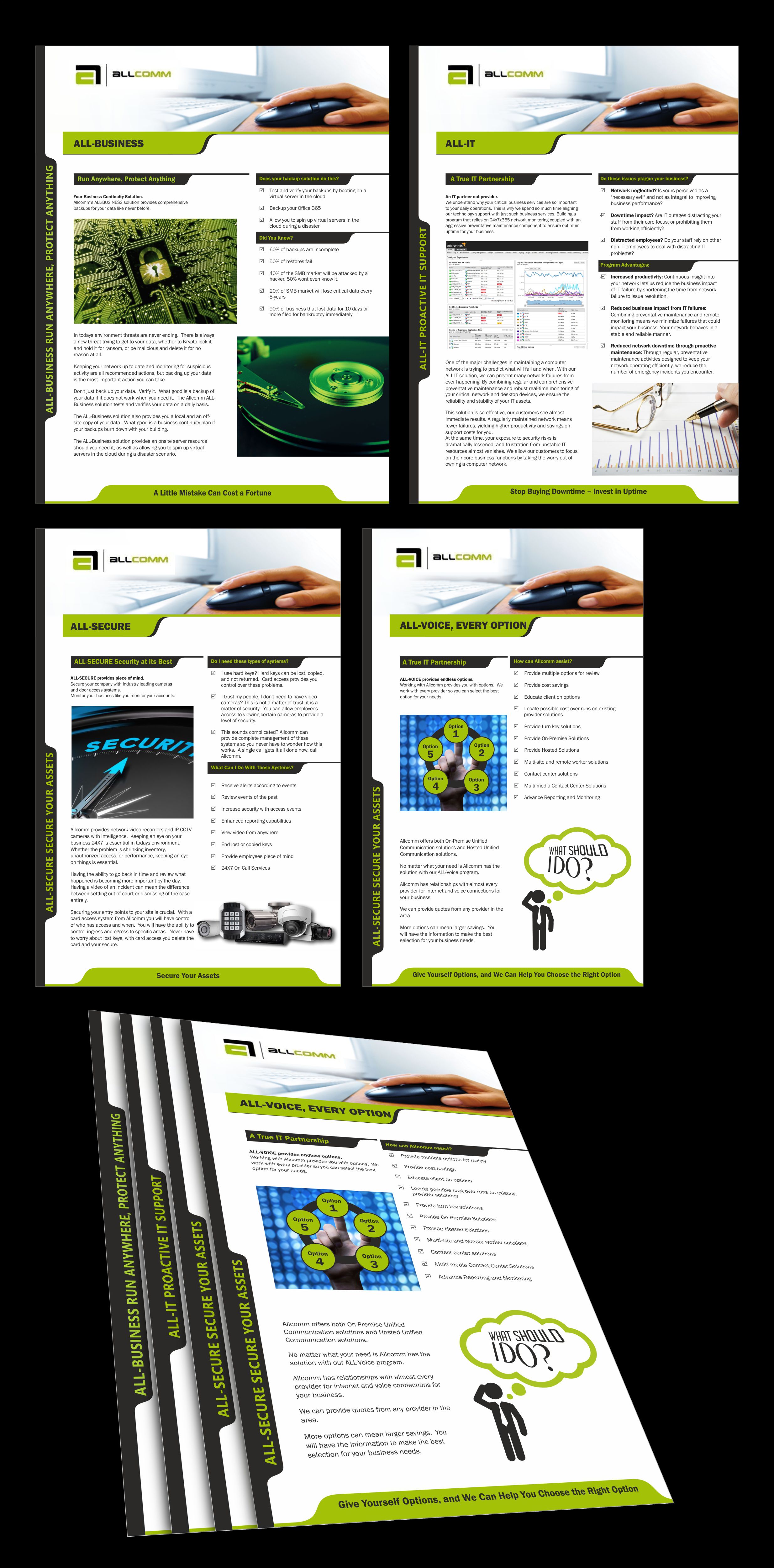 Diseño de Flyer por Fine Graphics House para Allcomm | Diseño #22546078