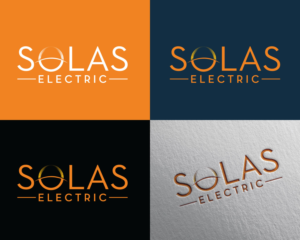Solas Electric | Logo Design by Atec