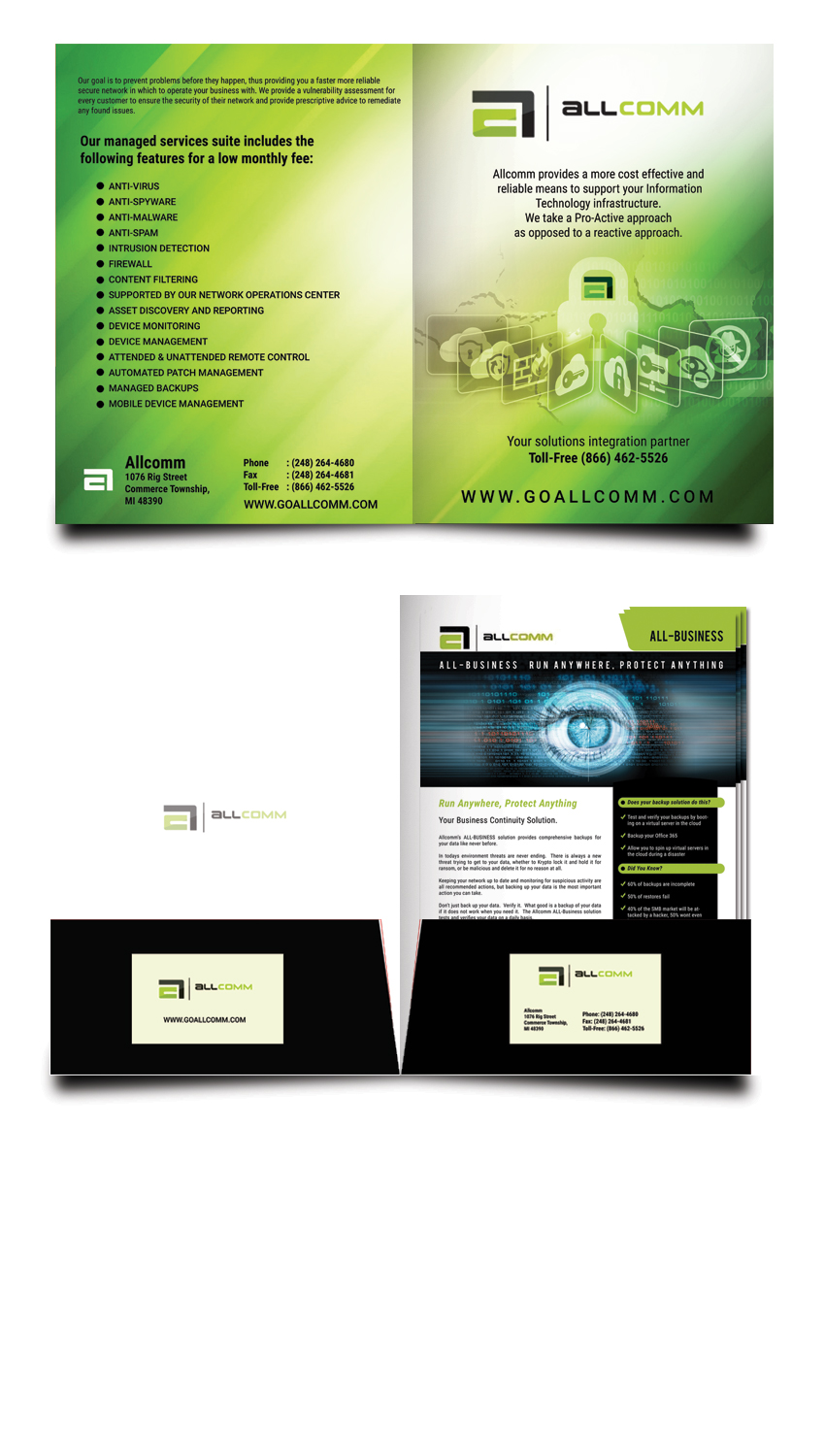 Brochure Design by uk for Allcomm | Design #22543817