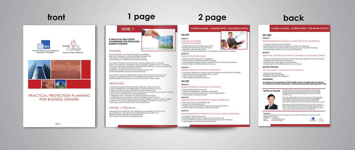 Brochure Design by JulySprite for Wealth Hub Pte Ltd | Design #2963010