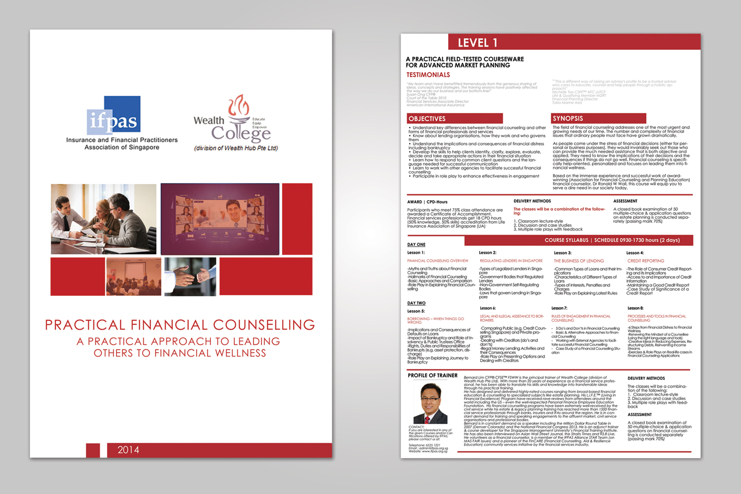 Brochure Design by JulySprite for Wealth Hub Pte Ltd | Design #2965945