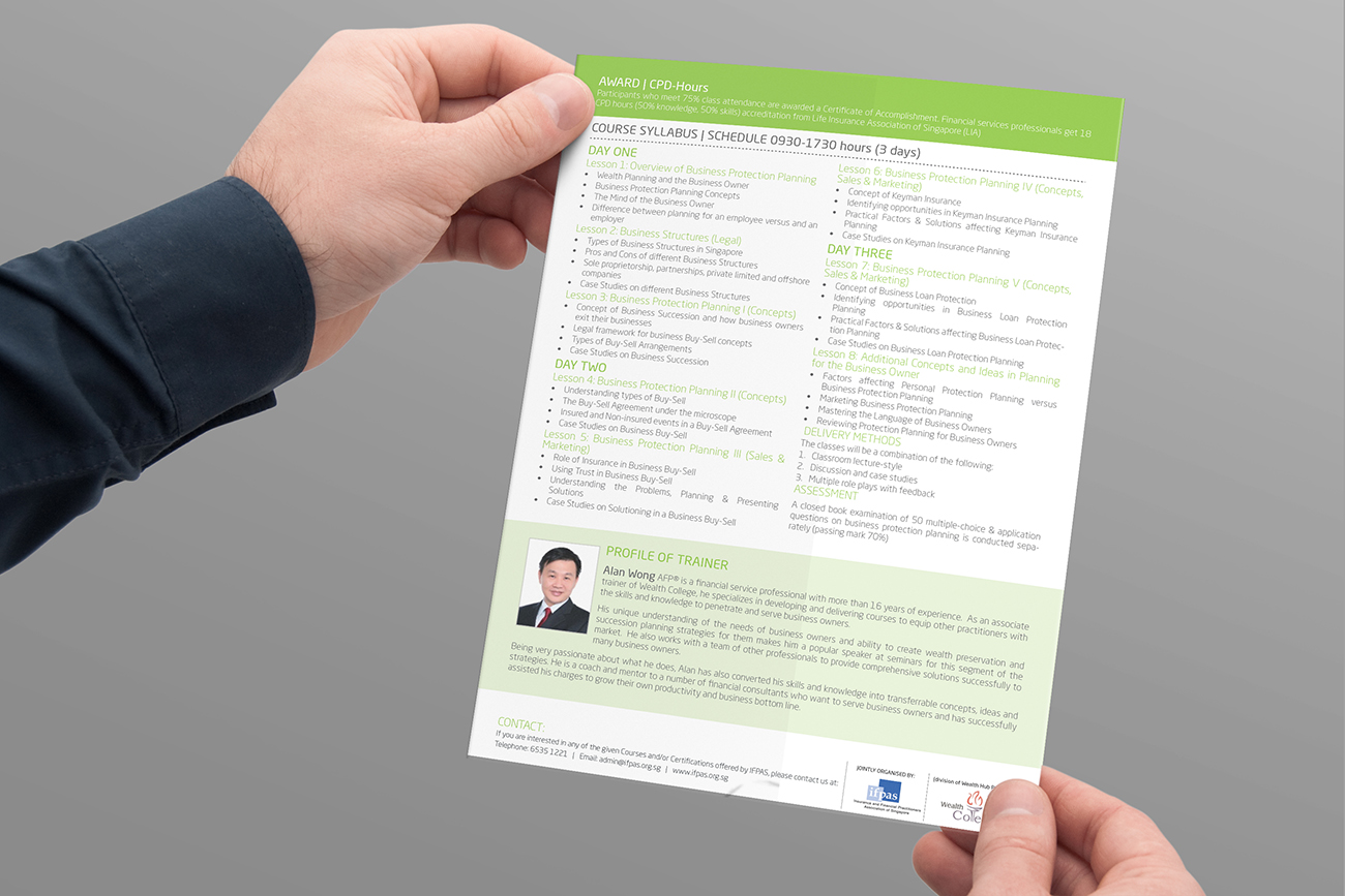 Design de Brochure par BrandWar pour Wealth Hub Pte Ltd | Design #2960558
