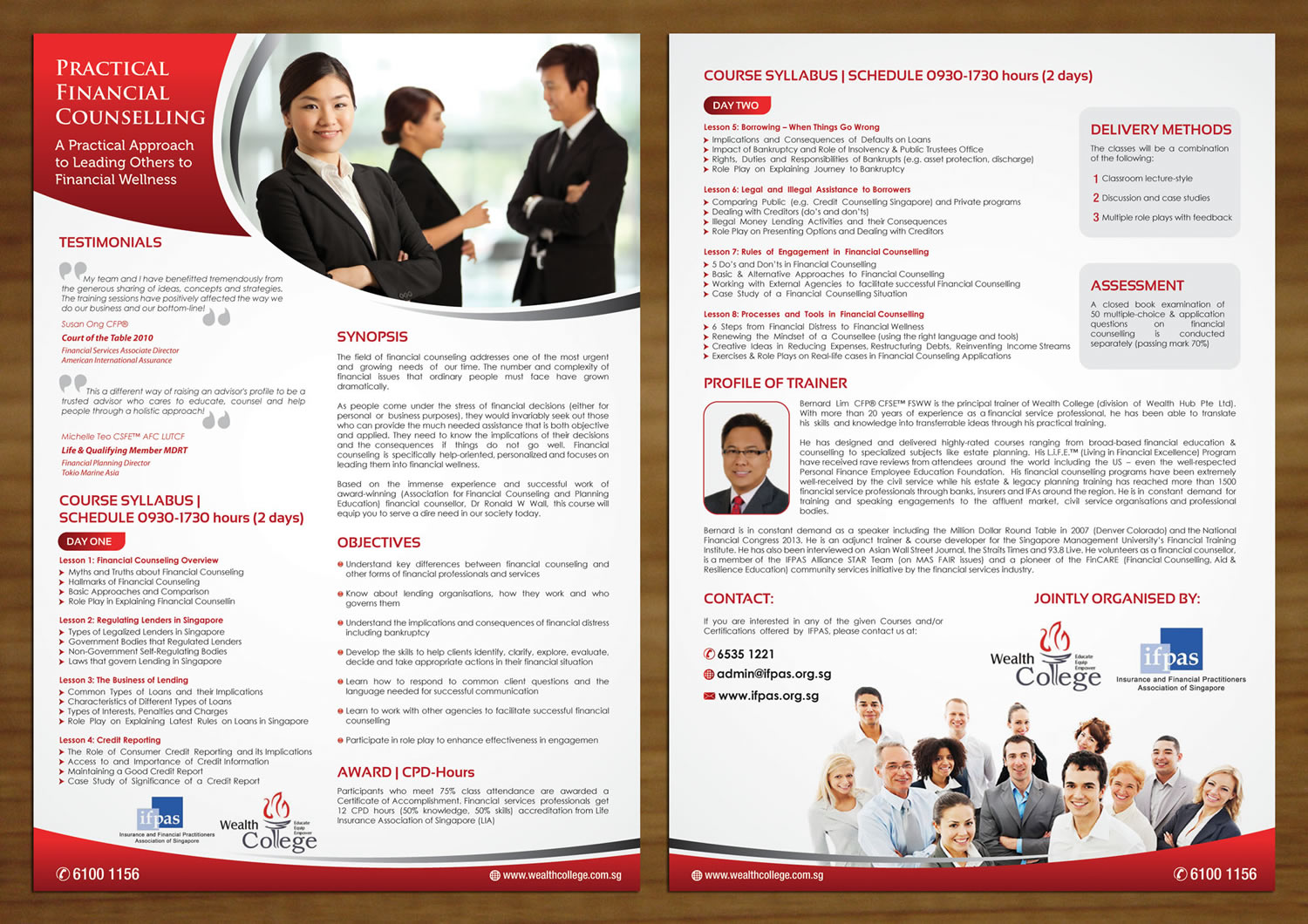 Brochure Design by Sbss for Wealth Hub Pte Ltd | Design #2972740