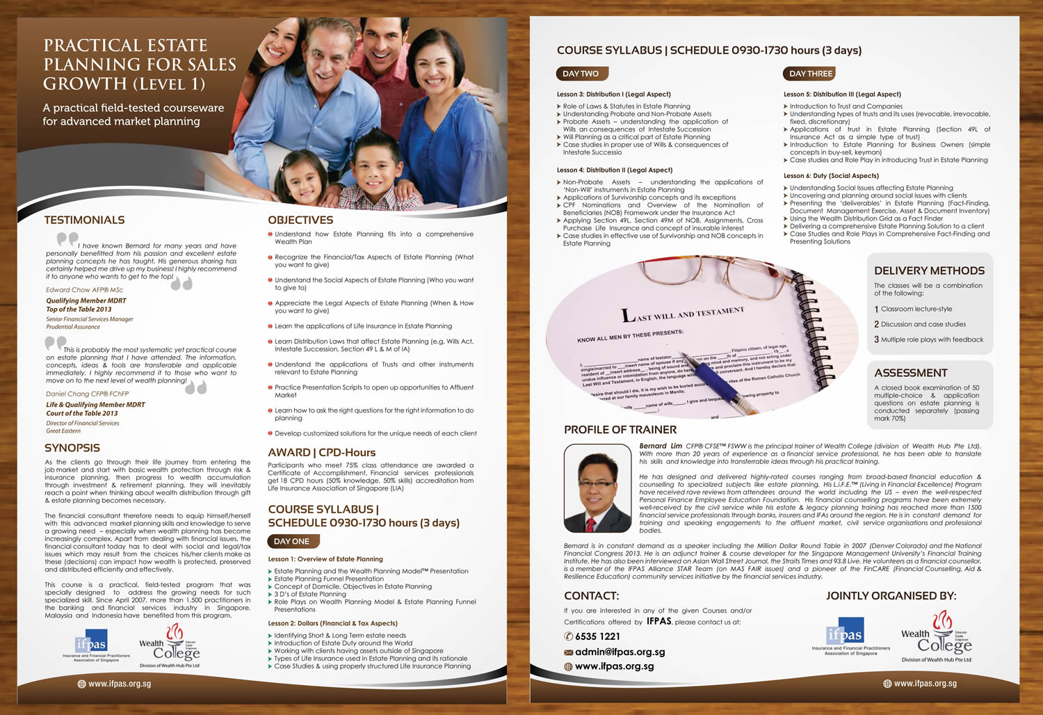Brochure Design by Sbss for Wealth Hub Pte Ltd | Design #2985709