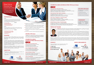 Design de Brochure par Sbss pour Wealth Hub Pte Ltd | Design : #2986399