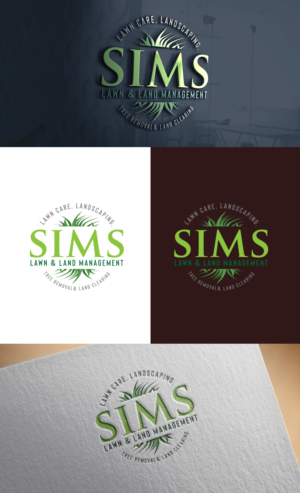 Logo-Design von GLDesigns für Sims Lawn & Land Management LLC. | Design #22548873
