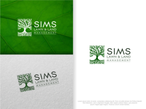 Logo-Design von artswolf für Sims Lawn & Land Management LLC. | Design: #22557630