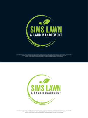 Sims Lawn & Land Management  | Logo Design by sushsharma99