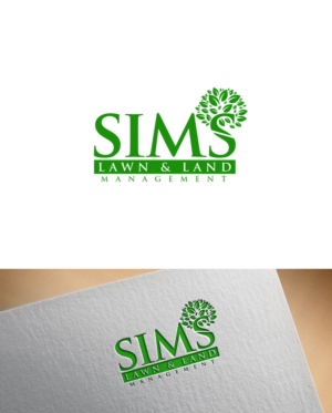 Logo-Design von PsyPen für Sims Lawn & Land Management LLC. | Design #22546352