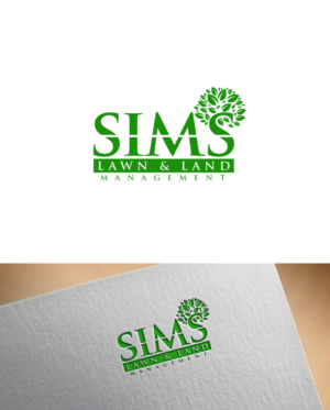 Logo-Design von PsyPen für Sims Lawn & Land Management LLC. | Design: #22546376