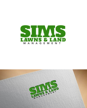 Logo-Design von PsyPen für Sims Lawn & Land Management LLC. | Design: #22546454
