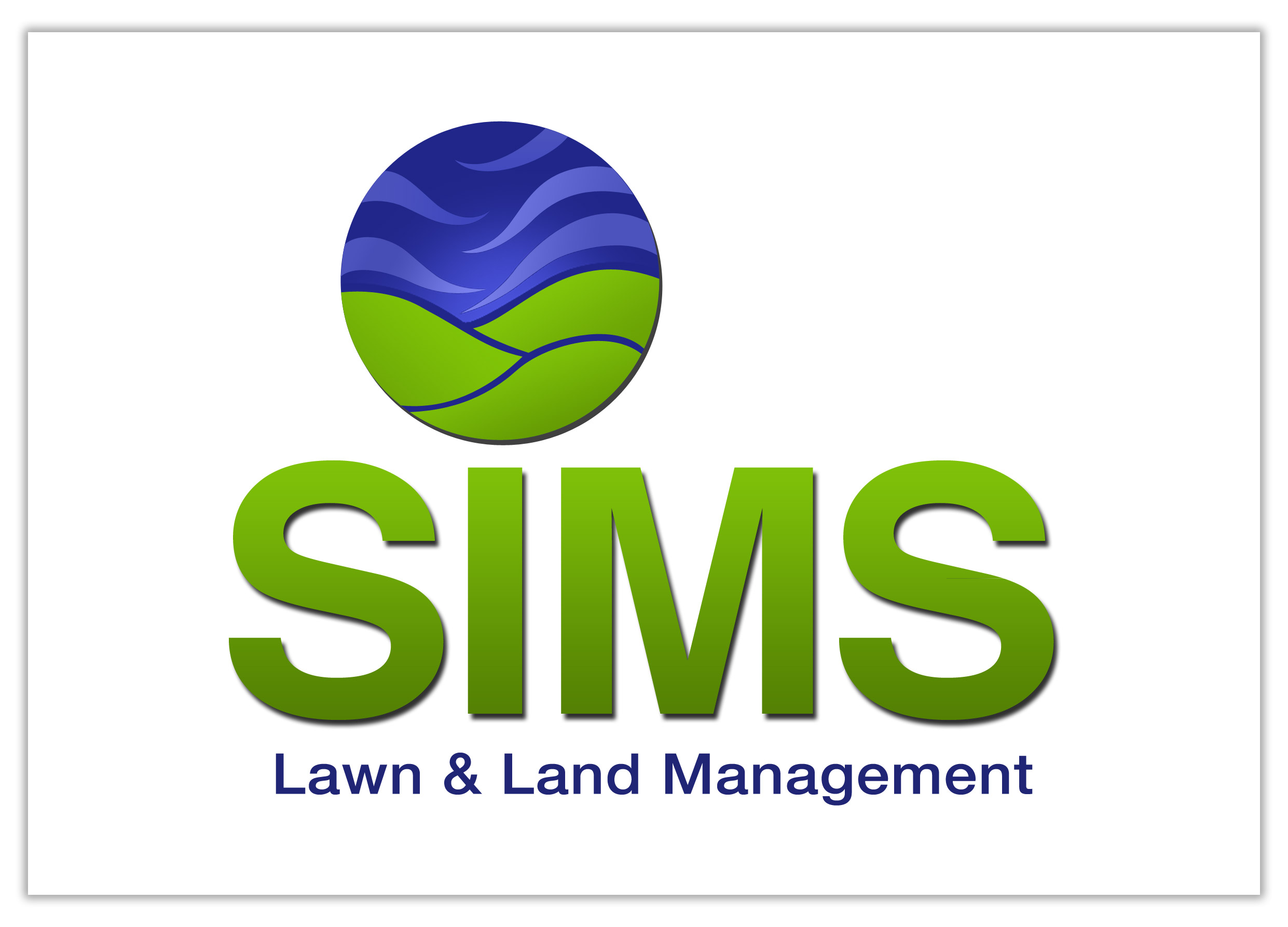 Logo-Design von kishoremarkad2018 2 für Sims Lawn & Land Management LLC. | Design #22553320