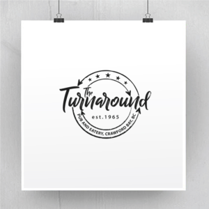 The Turnaround Pub and Eatery, Crawford Bay, BC | Logo Design by FourtuneDesign