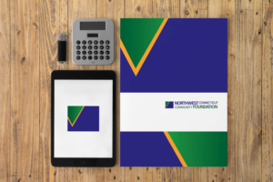 cover design for presentation folder | Print Design by 68_Design
