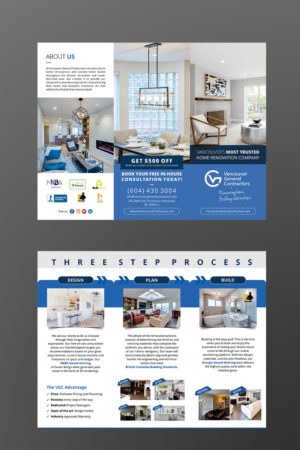 Tri-fold Brochure Design for trade show to generate leads | Diseño de Flyer por OwnDesign