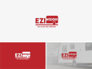 "EZI-WEIGH"  Professional Mobile Caravan & Vehicle Weighing | Logo Design by CKS d e s i g n