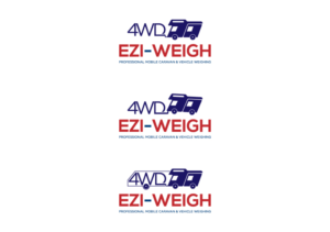 "EZI-WEIGH"  Professional Mobile Caravan & Vehicle Weighing | Diseño de Logo por DesIcon