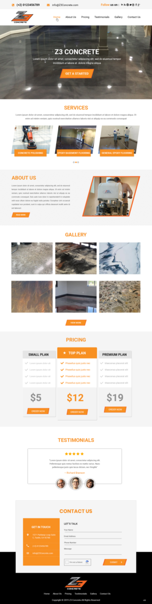 Web Design by pb for this project | Design: #22547849