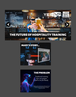 Pitch Deck and business cards for Virtual Reality Startup | Diseño Gráfico por AnneWanjiku