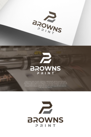 Browns Print or Browns. Our new website name is brownsprint.com | Logo-Design von untung bertubi-tubi