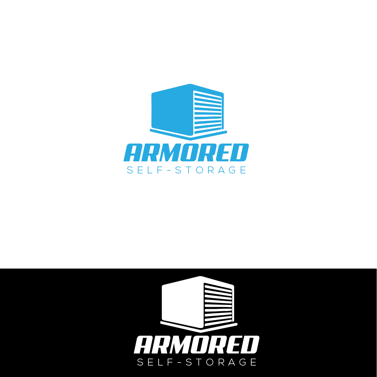 Logo Design by Farooq Zahid for Armored Self-Storage | Design #22569635