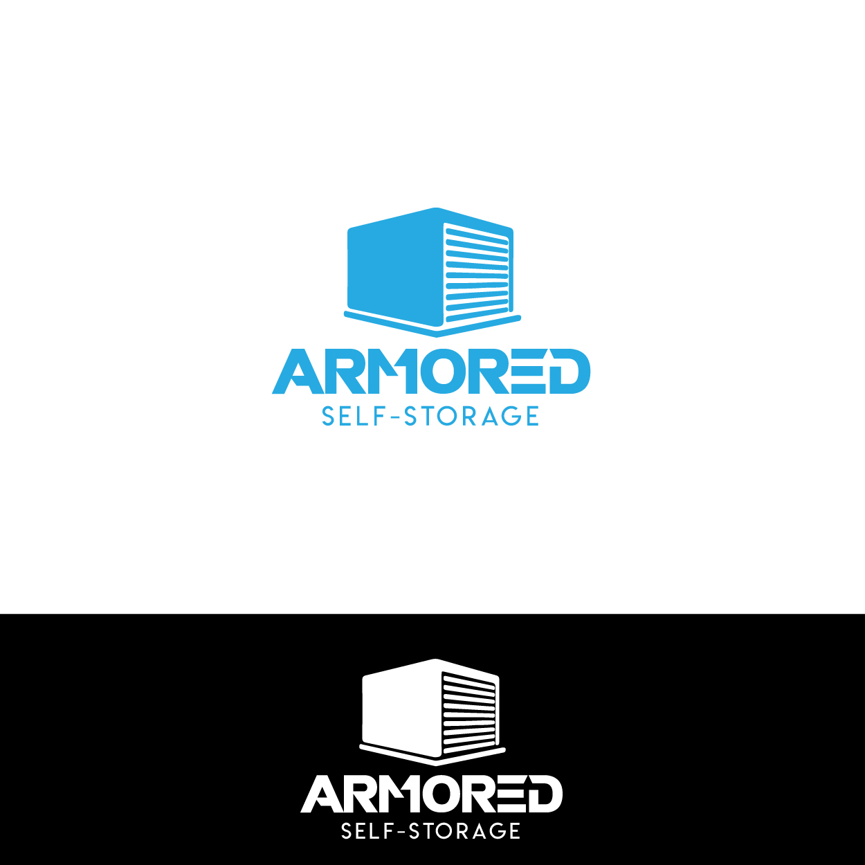 Logo Design by Farooq Zahid for Armored Self-Storage | Design #22569637